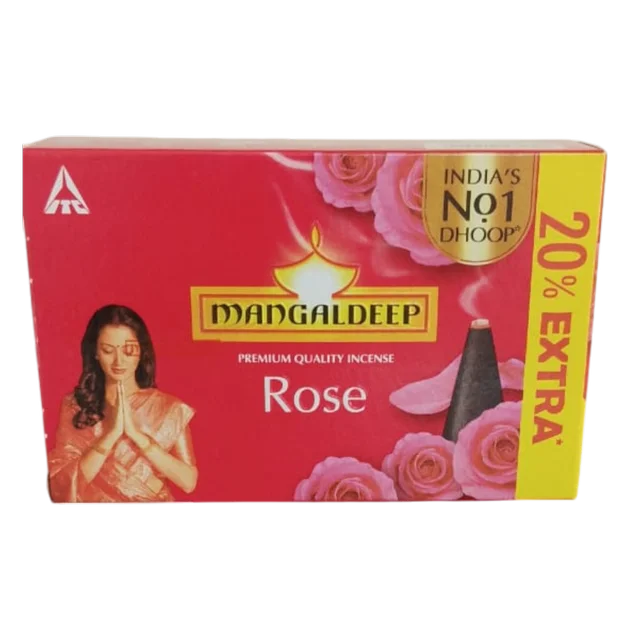 Mangaldeep Dhoop - Rose, 38 grams