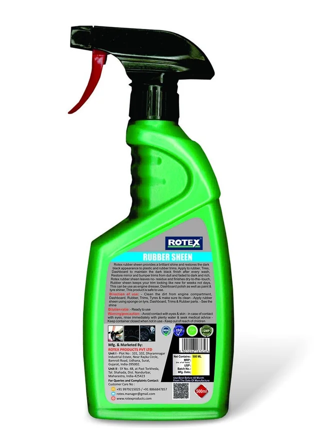 Rotex Rubber Sheen 500 ml Spray - free