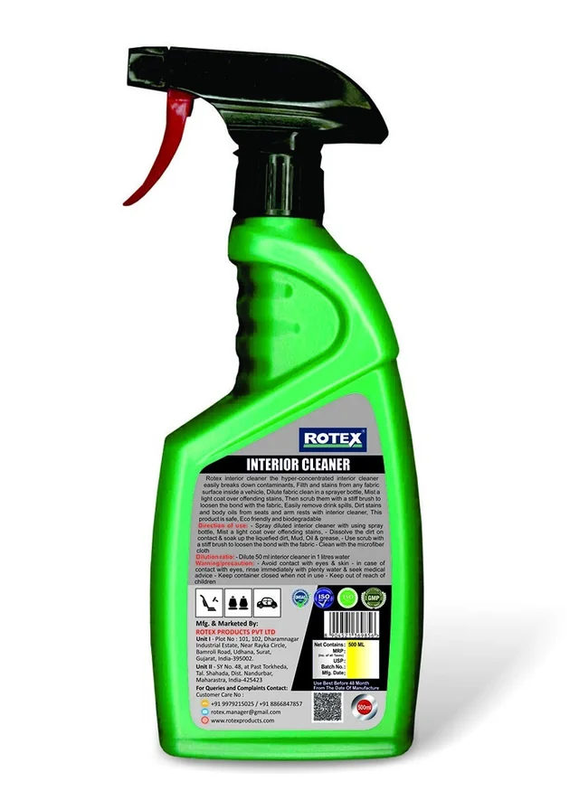 Rotex Interior Cleaner 500 ml Spray - free, green