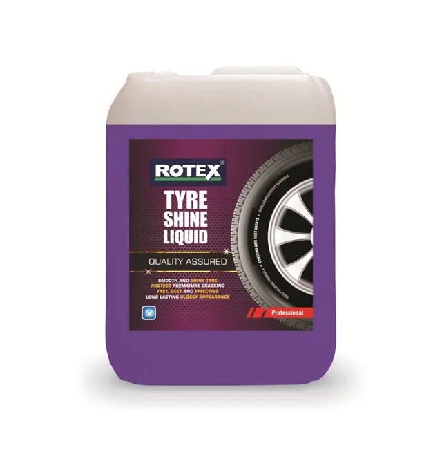 Rotex Tyre Shine Liquid - free, Purple