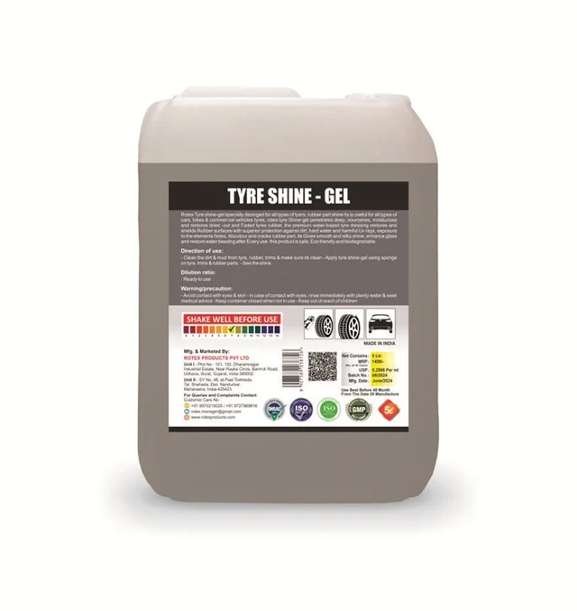 Rotex ROTEX Tyre Shine – Gel - free, Grey