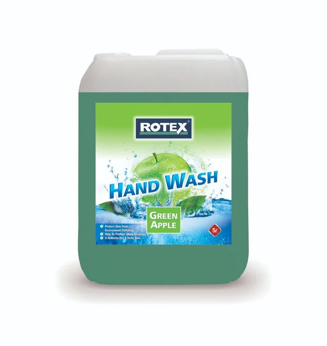 Rotex Green Apple Hand Wash (5 Litre) - free, green
