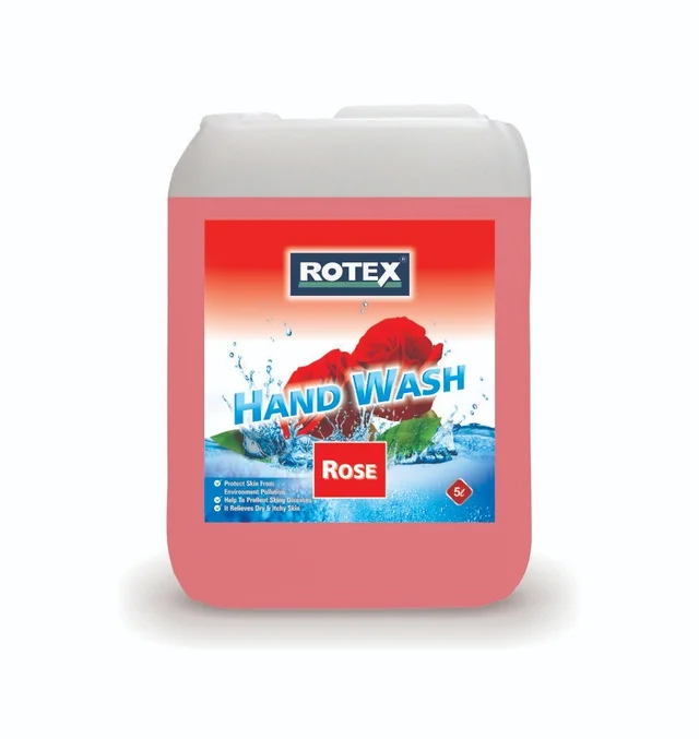 Rotex Rose Hand Wash 5 Litre - free, red