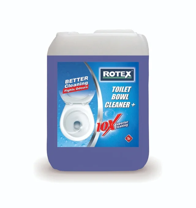 Rotex Toilet Bowl Cleaner Plus (5 Litre) - free, blue
