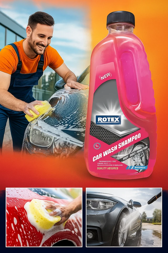 Rotex Car Wash Shampo - free, white