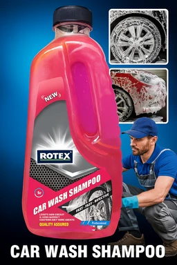 Rotex Car Wash Shampo - free, white