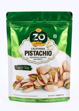 ZO Nuts California Pistachio Roasted & Salted 250g