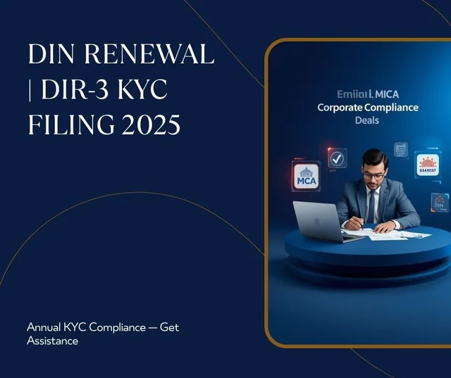 DIN Renewal & DIR-3 KYC Filing 2025: Complete Guide for Directors | Annual Compliance Made Easy