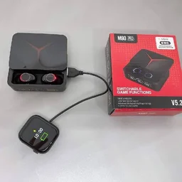 M90 Earbuds With Power Bank - Black