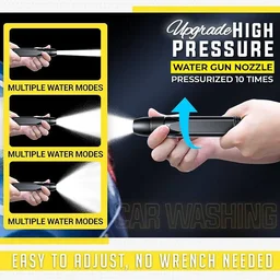 Water pressure Nozzel Metal Without Connectors - Black