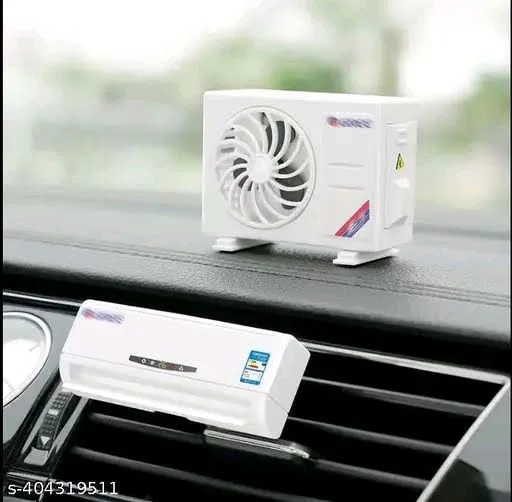 Mini Split AC Style Car Air Freshener – Lavender Scent (1+1 Combo Pack) - White