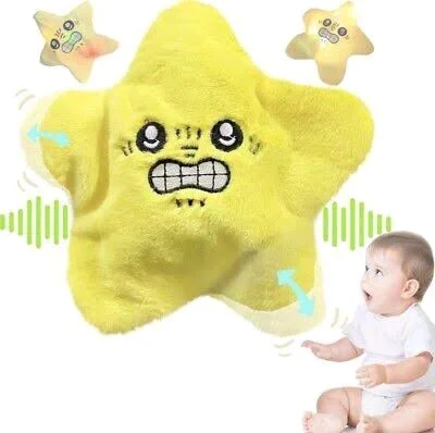 Angry Dancing Shaking Star Toy Music Voice Repeater 