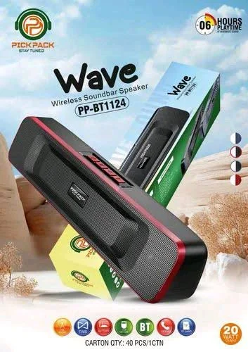 Pickpack Wave Bluetooth Soundbar Speaker (PP-BT1124)