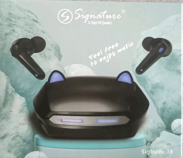 Signature Sigbuds 18 Bluetooth Earbuds - Free Size, White