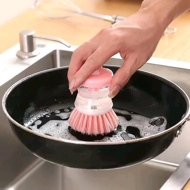 🧽 Soap Dispensing Dish Washing Brush