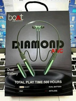 Double Battery 🎧 boAt Magnetic Neckband - Vibration (Diamond Edition)