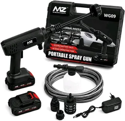 🔫 MZ WG09 Cordless High Pressure Car Bike Washer Water Gun