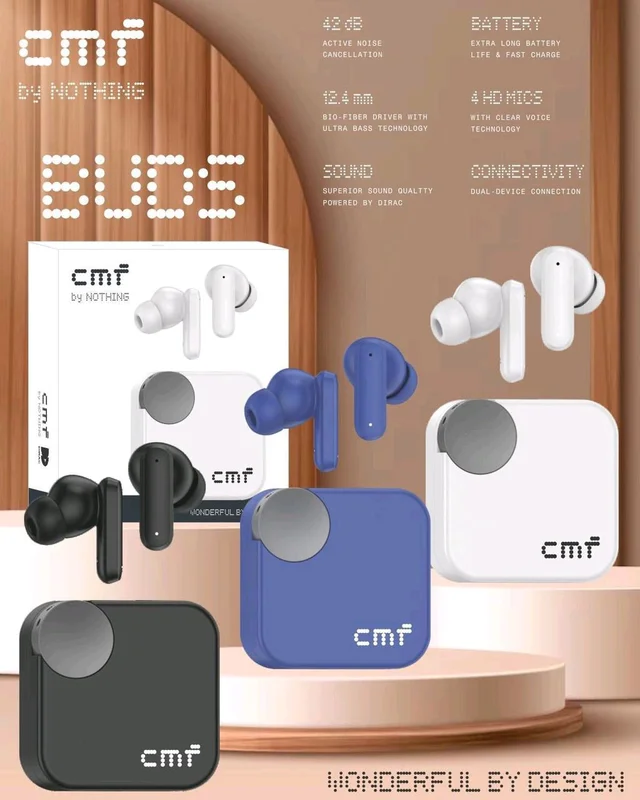 CMF by Nothing Buds – True Wireless Bluetooth Earbuds