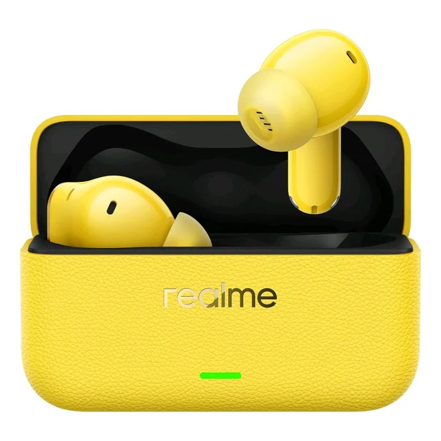 realme Buds T500 Pro True Wireless Earbuds | 50dB Noise Cancellation | Hi-Res Audio | 56 Hours Playback - yellow