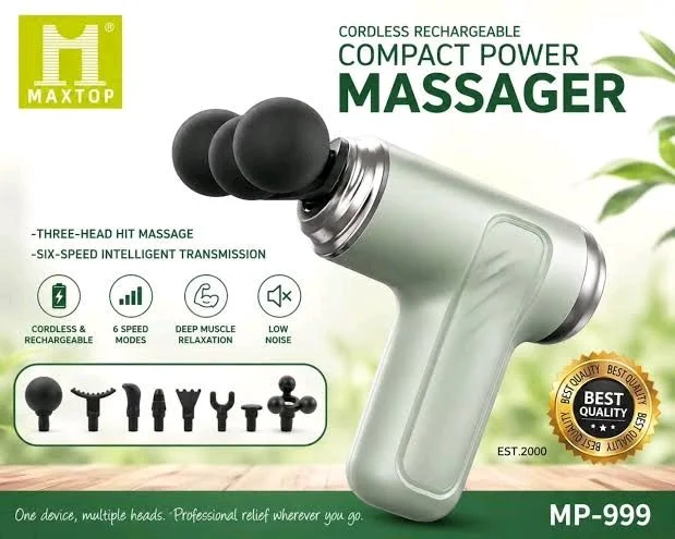 💆 MaxTop MP-999 Cordless Rechargeable Massage Gun