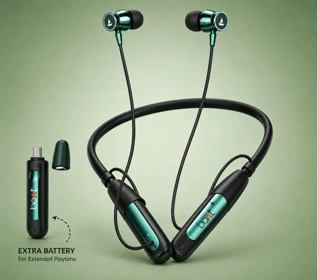 ๐ง boAt 500-Hour Dual Battery Neckband