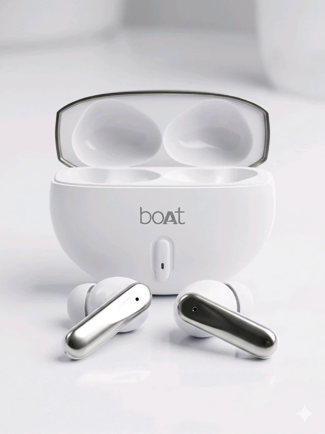 boAt Prime 501 True Wireless Earbuds | Hybrid Active Noise Cancellation | Premium Dual-Tone Design