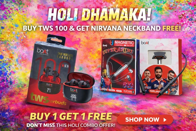 Boat boAt Ultimate Sound Bundle – Exclusive Buy 1 Get 1 Offer - Free Size, Black