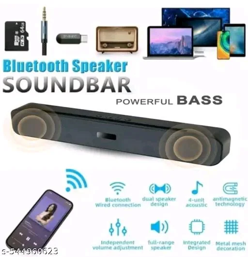 Catalog Name:*Bluetooth Speakers*
Aux: Yes
BIS/ISI Certification Number: 0000000000
Bluetooth Range: 10 Mtr
Charging Type: Type C
Color: Black
Compatibility: All Mobile Devices
Control Button: Yes
Mic: No
Model Name: Gf
Net Quantity (N): 1
Noise Cancelling: Yes
Product Type: Home Theater
Warranty Period: 1 Month
Warranty Type: Carry In
Water Resistant: Yes

Dispatch: 1 Day

