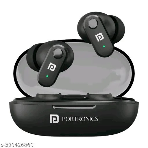 Catalog Name:*Portronics Bluetooth Headphones & Earphones*
Battery Charge Time: 2 Hours
Bluetooth Range: 10m
Bluetooth Version: 5.3
Brand: Portronics
Charging Type: Type C
Color: Variable (Product Dependent)
Compatibility: All Smartphones
Material: ABS Plastic
Mic: Yes
Model Name: Variable (Product Dependent)
Play Time: Above 20 Hours
Type: TWS
Warranty Period: 1 Year