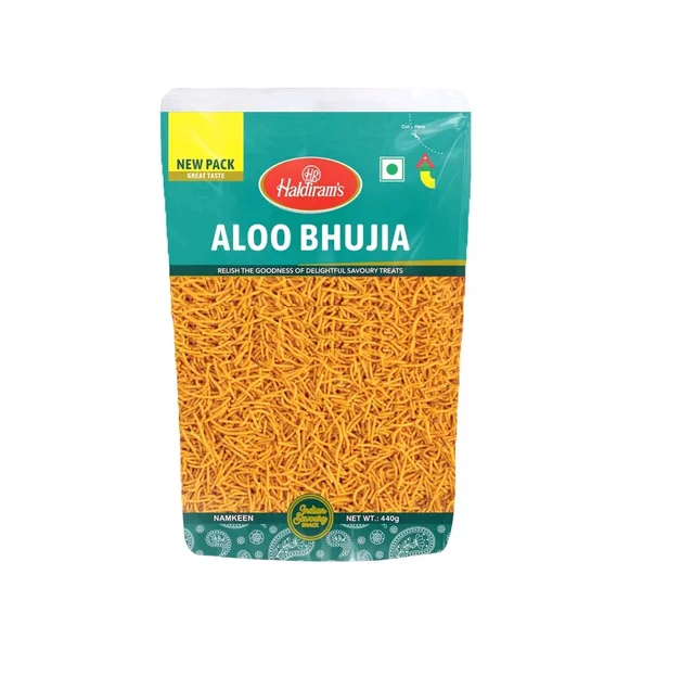 Allo Namkeen. Haldi ram 