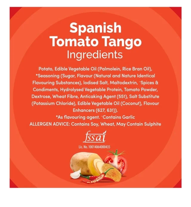 Frito-Lay. Lays Spanish Tomato Tango 48 gm.