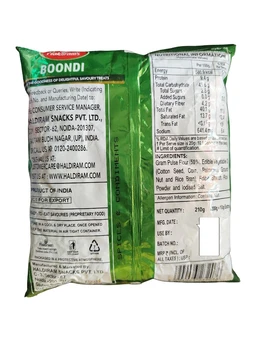 Haldiram's. Haldiram's Raita (Pudina) Boondi - 210 gm.