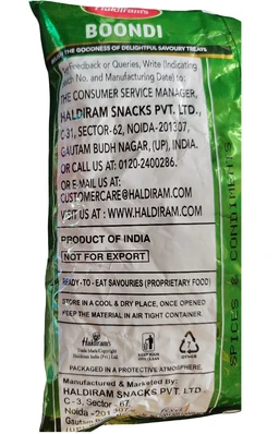Haldiram's. Haldiram's Raita (Pudina) Boondi - 210 gm.