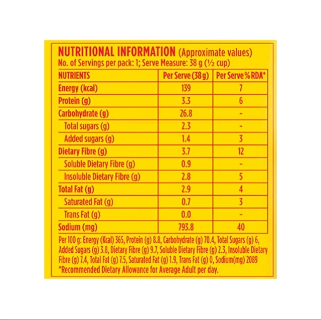 Saffola. Saffola Masala Oats - 38 gm.