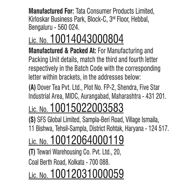 TATA. Tata Tea Agni Elaichi Chai - 1 Kg.