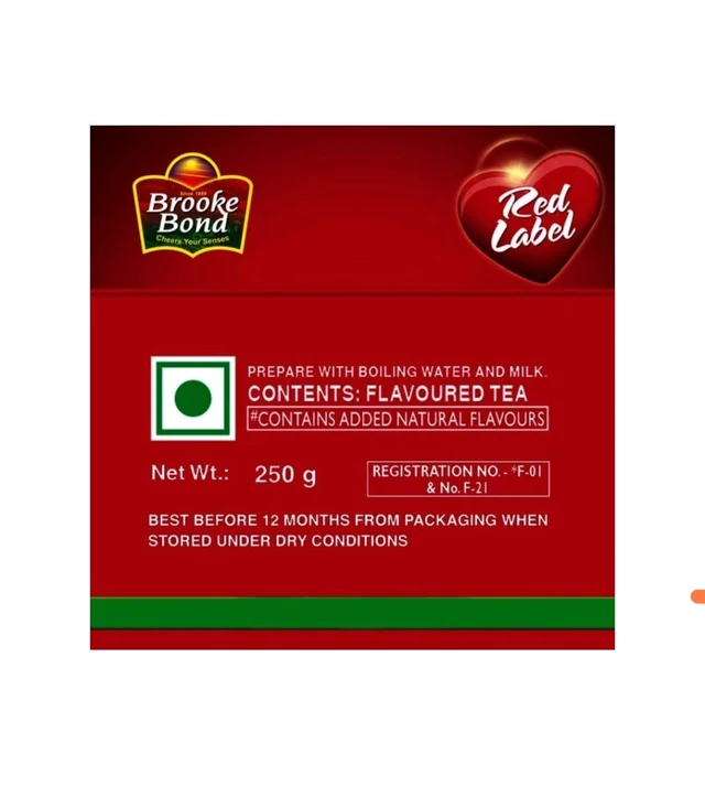 Brooke Bond. Red Label Natural Care Tea - 250 gm.