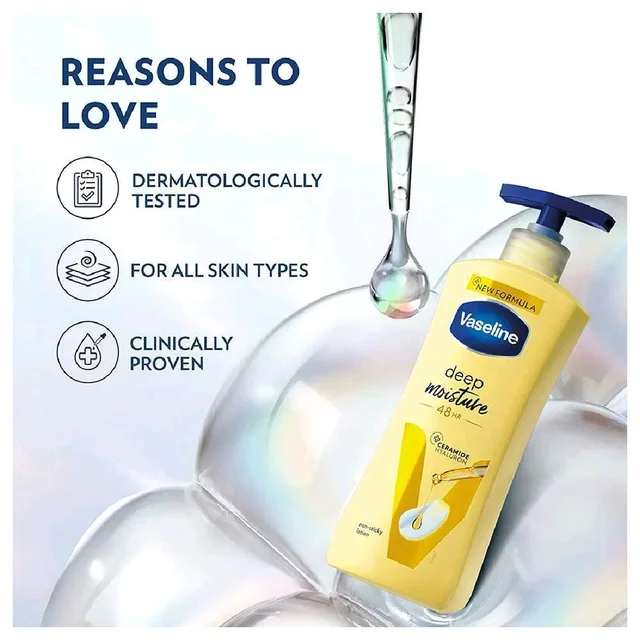 Hindustan Unilever Limited. Vaseline Deep Moisture+ 48 HR - 400 ml.