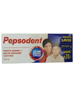 Hindustan Unilever Limited. Pepsodent Toothpaste Set - 2 × 150 gm = 300 gm.