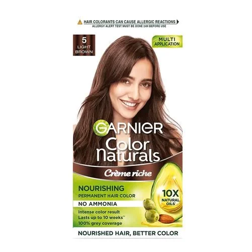 L'Oréal. Garnier Natural Light Brown Hair Colour No. 5 - 70 ml + 60 gm.