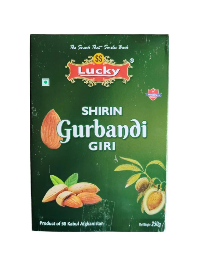 Lucky. Shirin Gurbandi (Pishori Choti Giri) Almond - 250 gm. - 250 gm.