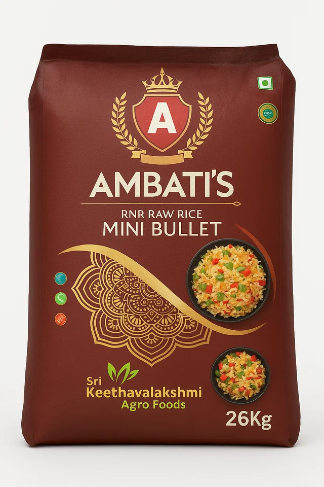 Ambathi Rnr raw rice - 26 KG