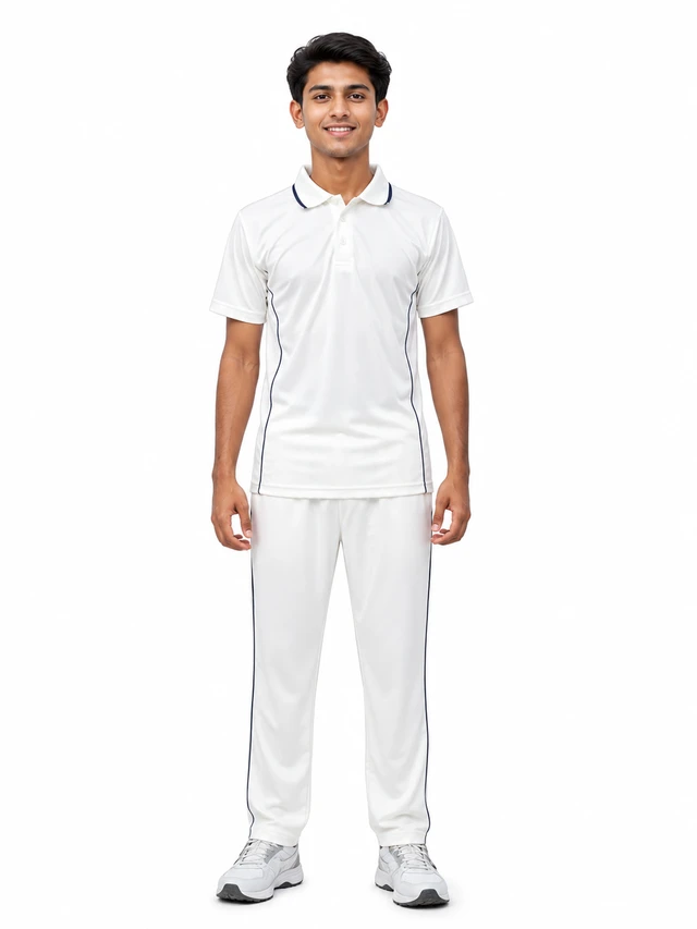 SVS Cricket White Dress 