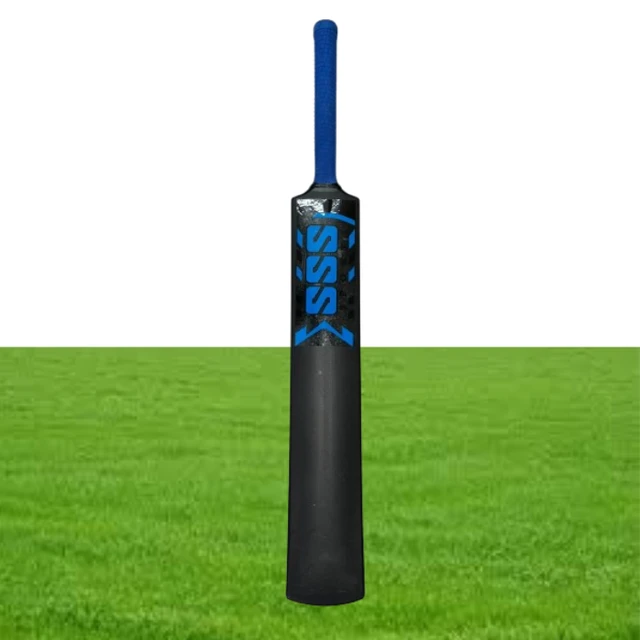 SVS Game Changer Full Size(35X4.5 inch) Heavy Duty Hard Fiber Cricket Bat PVC/Plastic Cricket Bat, Size 8 - Black -