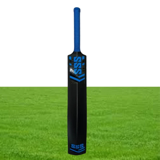 SVS Game Changer Full Size(35X4.5 inch) Heavy Duty Hard Fiber Cricket Bat PVC/Plastic Cricket Bat, Size 8 - Black -