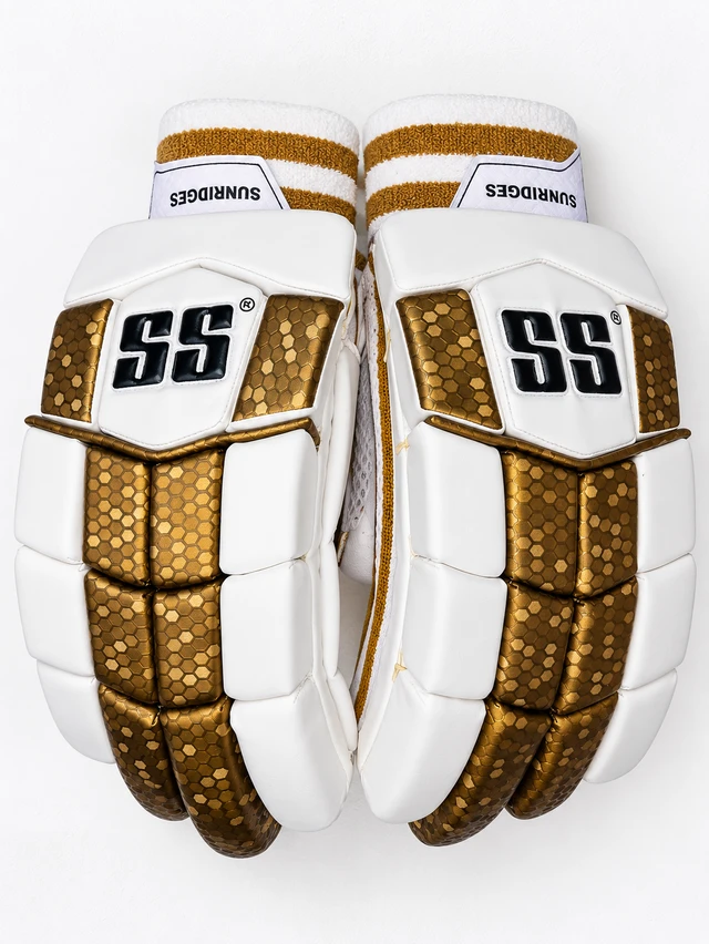 Golden Gladiator Professional Cricket Batting Gloves | Premium Padded Gloves Batting Gloves