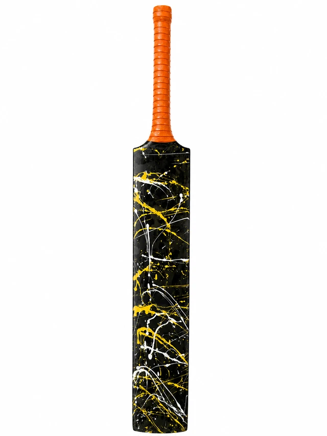 Texture Art Kashmiri Willow Soft Tennis Cricket Bat |Single Blade | Lightweight 800 GMS | Full Size Wooden Cricket Bat for Hard Tennis Ball, Practice, Gully & Club Matches