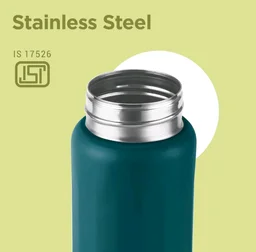 Milton MILTON Maverick 800 Stainless Steel Water Bottle, Leakproof Lid, Single Walled, ISI Certified ,For School, Office, Gym 780 ml - Blue