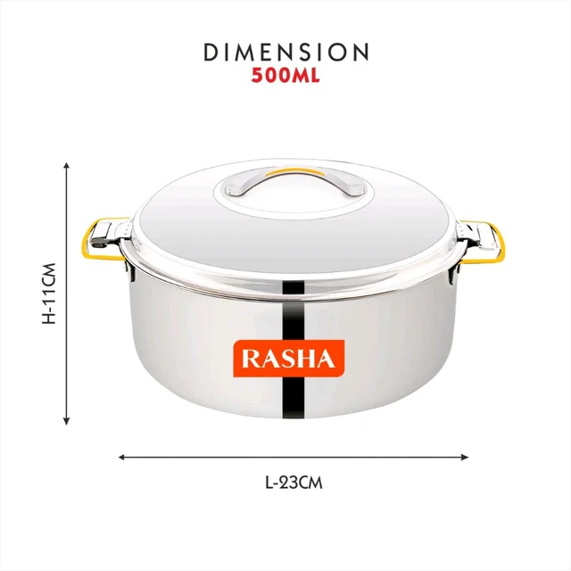 Rasha Stainless Steel Classic Casserole - 500ml