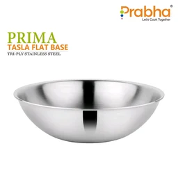 Prabha Prima Triply Tasla Flat Base Without Lid - 3.5L