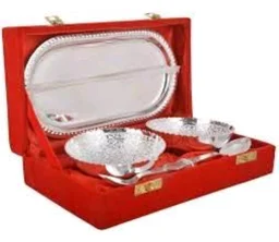 German Silver Bowl Set